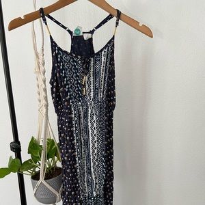 Navy blue sundress